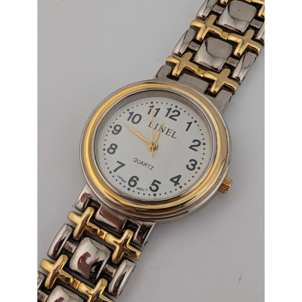 Linel Watch Men 33mm Case Two Tone 8